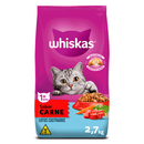 Ração Whiskas Gatos Adultos Castrados Carne 900 g