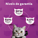 Ração Whiskas Gatos Adultos Castrados Carne 900 g