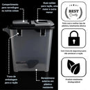 Container Porta Ração 15KG + Pá Dosadora Com 35 Litros