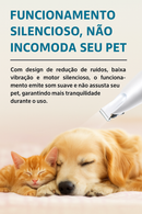 Aparador e Lixador 2 em 1 Pet Pelos Display LED Suprime