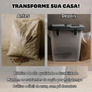 Container Porta Ração 15KG + Pá Dosadora Com 35 Litros