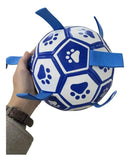 Brinquedo Bola Futebol Pet Cachorro Cão Mordedor C/ Alças
