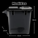 Container Porta Ração 15KG + Pá Dosadora Com 35 Litros
