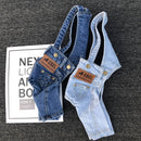 Macacão Jeans Pet Skelt