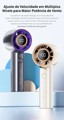 Seca Pet Portátil Silencioso USB Vento Sopro Mágico