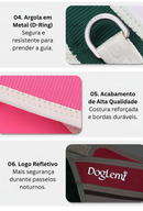 Coleira Pet Anti-puxão Acolchoada PetStyle